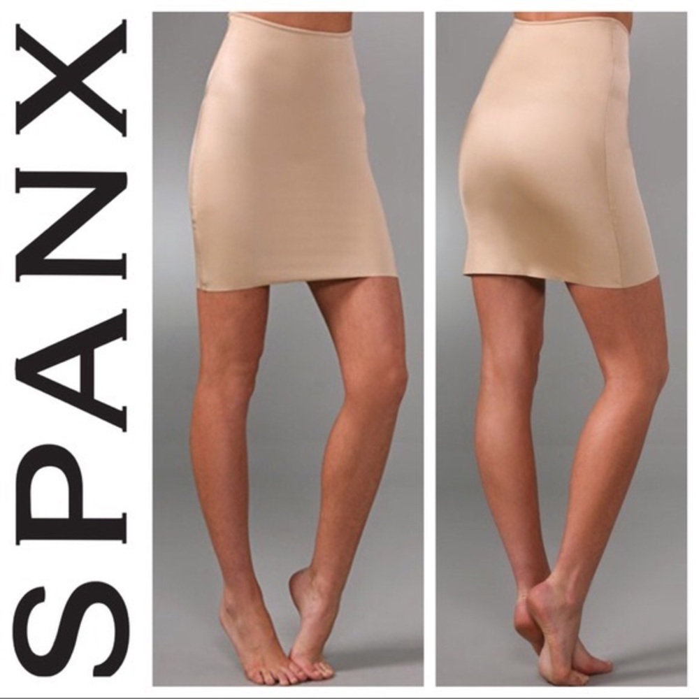 SPANX Slimplicity Half Slip Skirt Shapewear Nude/Medium. Never Worn, No Tags.